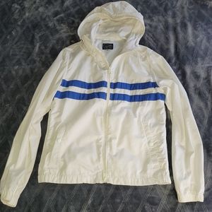 J Crew sailor rain jacket / hoodie